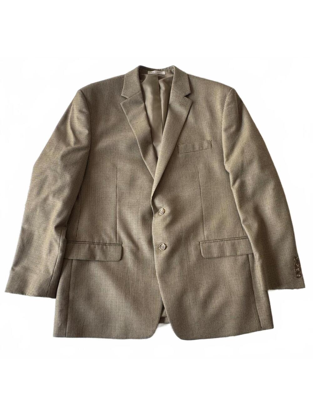 Wool blnd sport coat Chaps Ralph Lauren, houndstooth pattern
